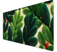 Vert Tapis de Souris XXL 1000 x 500mm Grand Tapis de Souris Feuille Mouse Pad avec Bords Surpiqués et Antidérapant, Accessoires Bureau, pour PC, Ordinateur Portable, Bureau, Études, Cadeaux 4-b2968