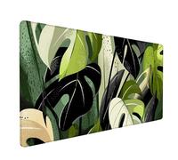 Vert Tapis de Souris XXL 600 x 300mm, Tapis Souris Usine sous Main Bureau avec 3MM Bords Cousus, Imperméable Mouse Pad Base en Caoutchouc Antidérapant Surface pour Gamer, PC, Cadeau -bby2509WE