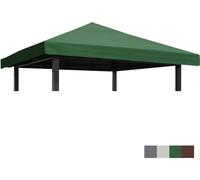 (Vert)Toiture de remplacement pour pavillon Toiture de pavillon étanche anti-UV Toiture de pavillon PA-revêtue Toiture de pavillon de remplacement pour Yard Patio Garden Canopy Sunshade