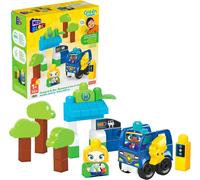 Mega Bloks Green Town Charge & Go Bus Building Set Multicolore 12 Months
