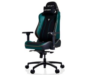 Vertagear SL5800 Ergonomic Large Gaming Chair Featuring ContourMax Lumbar & VertaAir Seat Systems - RGB LED Kits Upgradeable - Midnight Green