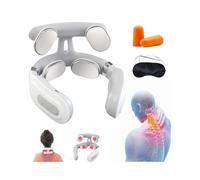 Vertaline Cervirest,Cervirest Massage Nerf Vague,Masseur Cervical | Rechargeable à 4 Têtes Pour Soulager Les Douleurs Aux épaules,16 Niveaux D'intensité,Design Ergonomique, Masseur Cervical