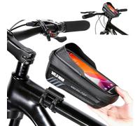VERTAST Sacoche de cadre de vélo étanche pour téléphone portable Sacoche de cadre pour vélos de montagne, vélos de course, vélos électriques, avec écran tactile TPU sensible pour smartphone jusqu'à