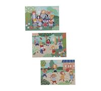 VERTBAUDET 3 Puzzles évolutifs 36 à 60 pièces en Carton Multicolore TU