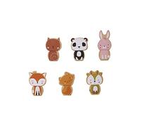 VERTBAUDET Animaux magnétiques à Assembler en Bois Rose TU