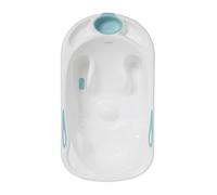 VERTBAUDET Baignoire Bébé avec Transat de Bain Intégré blanc TU