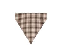 VERTBAUDET Bandana Chien Coton Carreaux Beige S