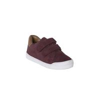 VERTBAUDET Baskets à Scratchs Cuir Fille Collection Maternelle Bordeaux 28