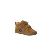 VERTBAUDET Baskets bébé Cuir Mid à Scratchs Camel 23