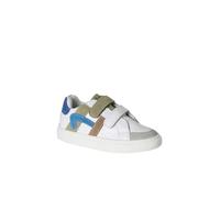 VERTBAUDET Baskets Enfant garçon Cuir à Scratchs lot Blanc 28