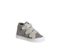 VERTBAUDET Baskets Mid à Scratchs Cuir Fille Collection Maternelle Beige imprimé 24