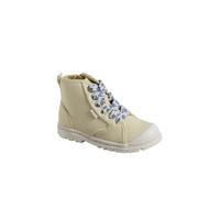 VERTBAUDET Baskets Montantes Toile Fille Semelle crantée Jaune pâle 35
