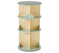 Bibliothèque tournante ARC-EN-CIEL vert sauge TU