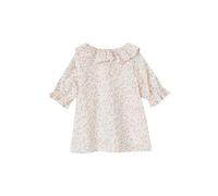 VERTBAUDET Blouse à collerette en Gaze de Coton Fille écru 7A