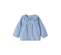 VERTBAUDET Blouse en Denim Léger Bébé Boutonné Denim Bleached 18M(81CM)
