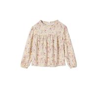 Blouse fille imprimée fleurs vanille 5A