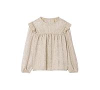 VERTBAUDET Blouse Fille Noël en Lamé Manches Longues Or 5A