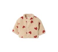 VERTBAUDET Blouson Bébé Fille Manches Longues Sherpa Coeurs