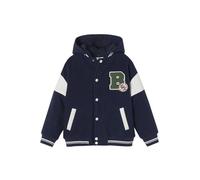 VERTBAUDET Blouson teddy à capuche amovible garçon marine 4A