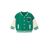 VERTBAUDET Blouson Teddy bébé en Molleton Vert 6M(67CM)