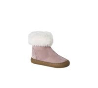 VERTBAUDET Boots bébé fille cuir fourrées et zippées vieux rose 24