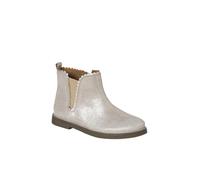 VERTBAUDET Boots cuir fille élastiquées or 31