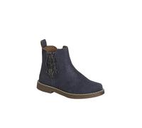 VERTBAUDET Boots festons en cuir fille marine 26