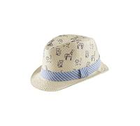 Borsalino aspect paille garçon naturel imprimé 37/43CM (3/6M)
