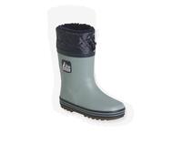 VERTBAUDET Bottes de pluie fourrées en caoutchouc enfant vert sauge 26