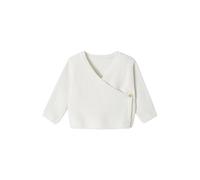 VERTBAUDET Brassière bébé Naissance Tricot Point Mousse Coton et Laine Blanc 3M(60CM)