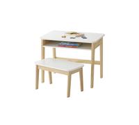 VERTBAUDET Bureau Et Tabouret Maternelle Enfant Bois Blanc TU