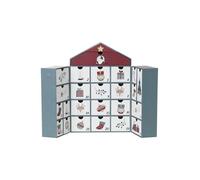 VERTBAUDET Calendrier de l'Avent maison en carton vert imprimé TU