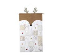 VERTBAUDET Calendrier de l'avent Renne en sherpa beige doré TU