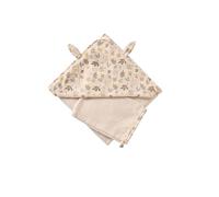 VERTBAUDET Cape Bain Gaze De Coton Et Gant De Toilette Bébé multicolore 100X100