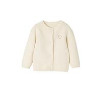 VERTBAUDET Cardigan Broderie dorée Coeur bébé Ivoire 6M(67CM)