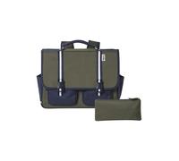 VERTBAUDET Cartable garçon + trousse Cool school kaki TU