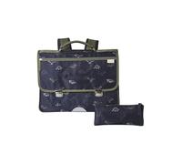 VERTBAUDET Cartable + trousse dinosaures garçon indigo TU