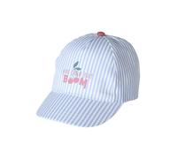 VERTBAUDET Casquette bébé Fille Coton rayée rayé Bleu 37/43CM (3/6M)