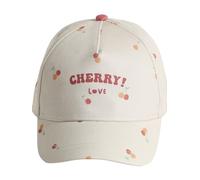 VERTBAUDET Casquette Cerise Fille écru 4/6A