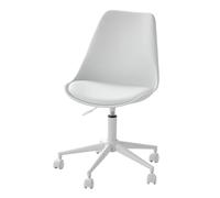 VERTBAUDET Chaise de Bureau Enfant à roulettes Blanc TU