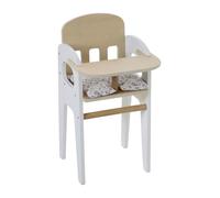 VERTBAUDET Chaise Haute pour Poupon en Bois FSC® Blanc TU