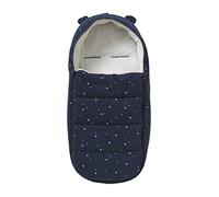 VERTBAUDET Chancelière Bébé Coque et Nacelle Doublure Peluche marine imprimé étoiles TU