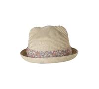 VERTBAUDET Chapeau Paille bébé Fille Ruban Sable 48/50CM (24/36M)