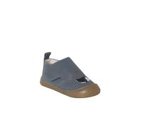 VERTBAUDET Chaussons à scratchs toile bébé bleu imprimé 22