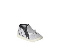 VERTBAUDET Chaussons bébé textile zippés gris imprimé 23