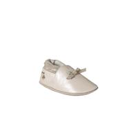 VERTBAUDET Chaussons élastiqués en cuir souple bébé rose pâle 12/18M(74/81)