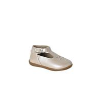 VERTBAUDET Chaussures salomés bébé Fille Cuir Boucle Beige irisé 23