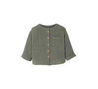 VERTBAUDET Chemise col Mao bébé en Gaze de Coton Vert foncé 9M(71CM)
