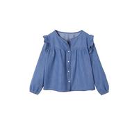 VERTBAUDET Chemise en Jean à Volants Fille Stone 4A
