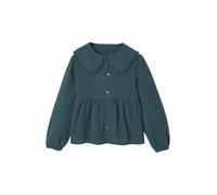 VERTBAUDET Chemise Fantaisie en Gaze de Coton Fille Vert émeraude 8A